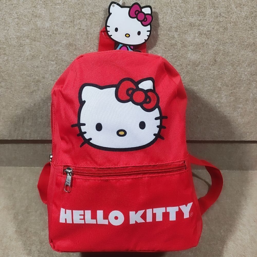 Hello Kitty Sanrio Red Mini Backpack  -O